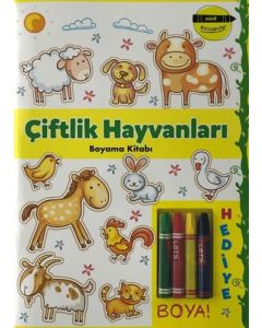 Minik Ressamlar - Çiftlik Hayvanları Boyama Kitabı 