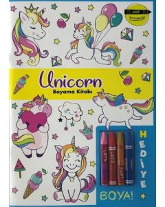 Minik Ressamlar - Unicorn Boyama Kitabı 