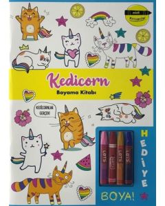 Minik Ressamlar - Kedicorn Boyama Kitabı 