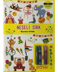 Minik Ressamlar - Neşeli Sirk Boyama Kitabı 
