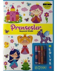Minik Ressamlar - Prensesler Boyama Kitabı