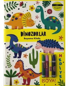 Minik Ressamlar - Dinozorlar Boyama Kitabı 