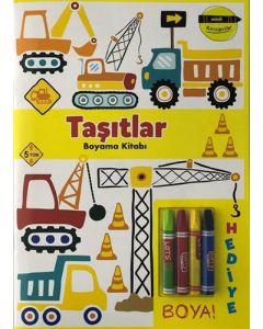 Minik Ressamlar - Taşıtlar Boyama Kitabı