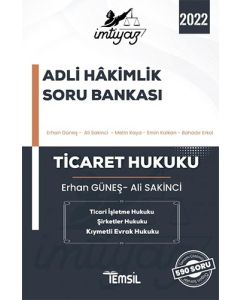 İmtiyaz Adli Hâkimlik Soru Bankası - Ticaret Hukuku