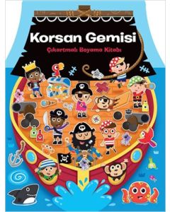 Korsan Gemisi - Çıkartmalı Boyama Kitabı