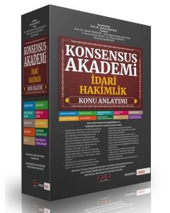 "KONSENSUS Akademi İdari Hakimlik Konu Anlatımı