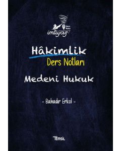 İmtiyaz Hakimlik Medeni Hukuk Ders Notları