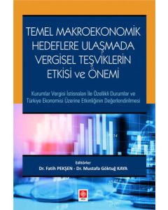  Temel Makroekonomik Hedeflere Ulaşmada Vergisel Teşviklerin Etkisi ve Önemi