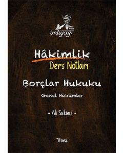 İmtiyaz Borçlar Hukuku Hakimlik Ders Notları