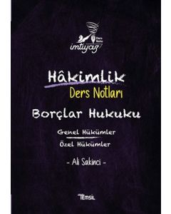 İmtiyaz - Hakimlik Ders Notları Borçlar Hukuku
