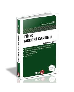 Türk Medeni Kanunu Ağustos 2021  (Cep Boy)
