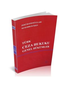 Türk Ceza Hukuku Genel Hükümler (Ciltli)