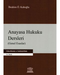 Anayasa Hukuku Dersleri 