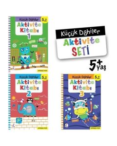 Küçük Dahiler Aktivite Seti 5+ Yaş - 3 Kitap Takım