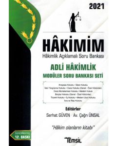 2021 Hakimim Adli Hakimlik Modüler Soru Bankası Seti