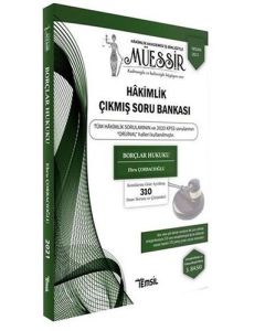 Müessir - Borçlar Hukuku - Adli-İdari Hakimlik Çıkmış Soru Bankası ve Çözümleri