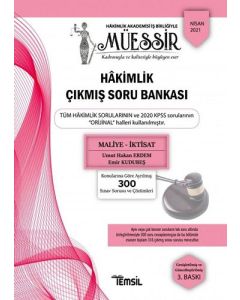 Müessir - Maliye - İktisat  Hakimlik Çıkmış Soru Bankası ve Çözümleri