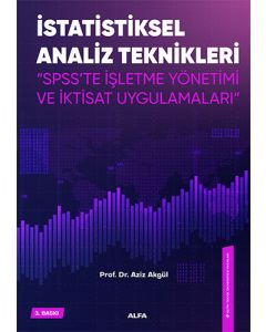 İstatistiksel Analiz Teknikleri