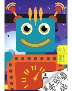 Robot Evreni - Taçlı Boyama Kitabı
