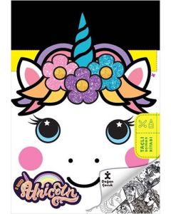 Unicorn - Taçlı Boyama Kitabı