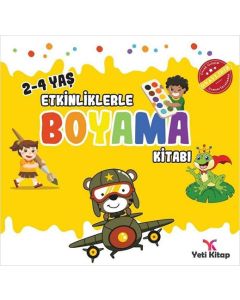 2-4 Yaş Etkinliklerle Boyama Kitabı 2
