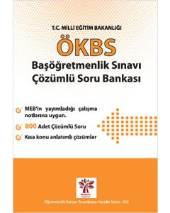 ÖKBS Başöğretmenlik Sınavı Çözümlü Soru Bankası 