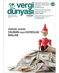Vergi Dünyası Dergisi Sayı: 493 Eylül 2022