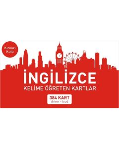 İngilizce Kelime Öğreten Kartlar - 384 Kart (Kırmızı Kutu)