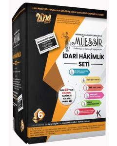 Müessir İdari Hakimlik Çıkmış Soru Bankası Seti Çözümlü