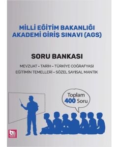Milli Eğitim Bakanlığı Akademi Giriş Sınavı (AGS) Soru Bankası