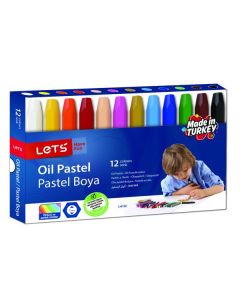 Lets 12 Renk Pastel Boya