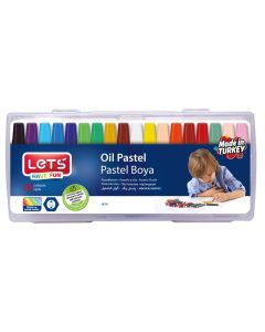 Lets Plastik Çantalı 18 Renk Pastel Boya
