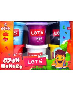 Lets 6 Renk Oyun Hamuru 