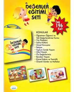 Değerler Eğitimi Seti - 196 Kart