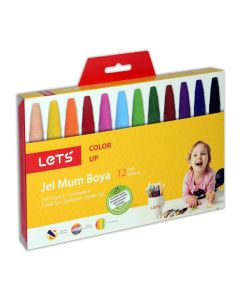 Lets 12 Renk Jel Mum Boya