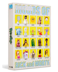 Rick And Morty 1000 Parça Moods Puzzle