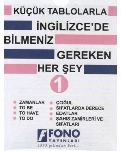 Küçük Tablolarla İngilizce'de Bilmeniz Gereken Her Şey 1