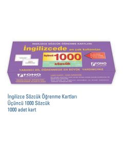 İngilizcede En Çok Kullanılan Üçüncü 1000 Sözcük