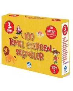 3. Sınıf 100 Temel Eserden Seçmeler Set 2 - 10 Kitap Takım