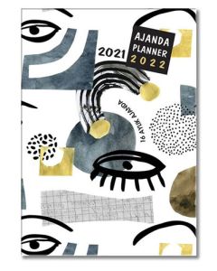 2021-2022 16 Aylık Ajanda - Blue 