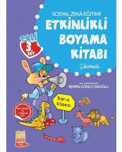 Tali 3. Set - Sosyal Zeka Eğitimi Etkinlikli Boyama Kitabı