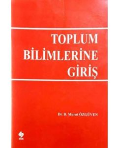 Toplum Bilimlerine Giriş 