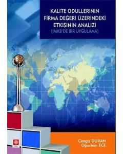 Kalite Ödüllerinin Firma Değeri Üzerindeki Etkisinin Analizi
