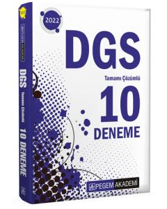 2022 DGS Tamamı Çözümlü 10 Deneme (Fasikül)