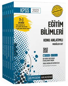 2022 KPSS Eğitim Bilimleri Konu Anlatımlı Modüler Set (6 Kitap Takım)