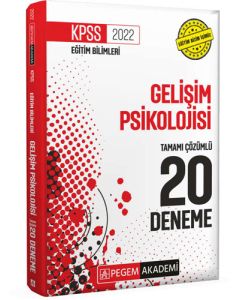 2022 KPSS Eğitim Bilimleri Gelişim Psikolojisi 20 Deneme