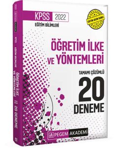 2022 KPSS Eğitim Bilimleri Öğretim İlke ve Yöntemleri Tamamı Çözümlü 20 Deneme