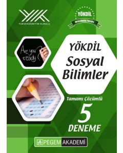 YÖKDİL Sosyal Bilimler Tamamı Çözümlü 5 Deneme
