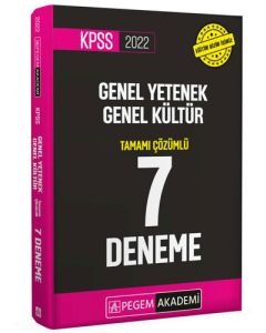 2022 KPSS Genel Yetenek Genel Kültür Tamamı Çözümlü 7 Deneme