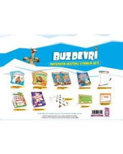 Buz Devri Matematik Destekli Etkinlik Seti (Poşet Çanta Seti)